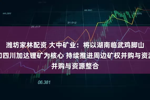 潍坊家林配资 大中矿业：将以湖南临武鸡脚山锂矿和四川加达锂矿为核心 持续推进周边矿权并购与资源整合